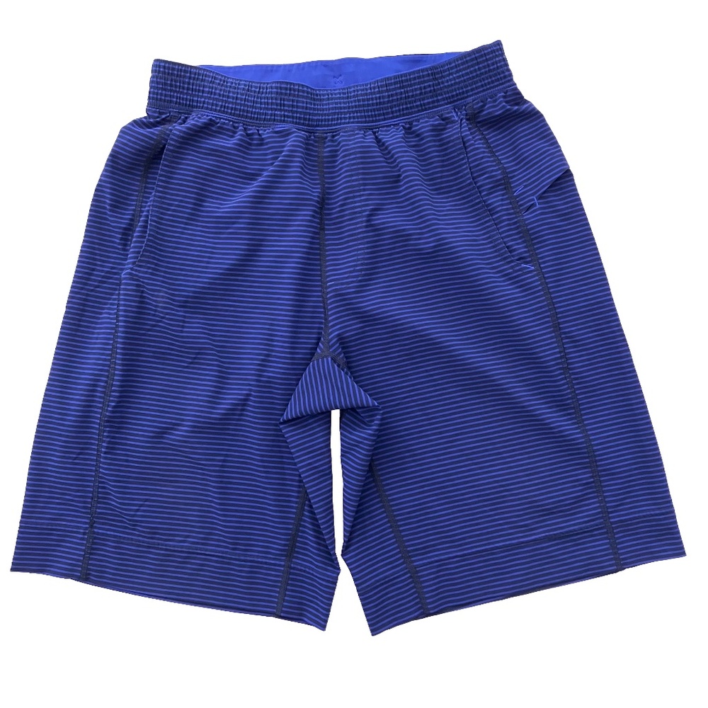 Lululemon Men’s Short 11” Athletic Shorts Size 30 - 32"  Striped Stretch Purple